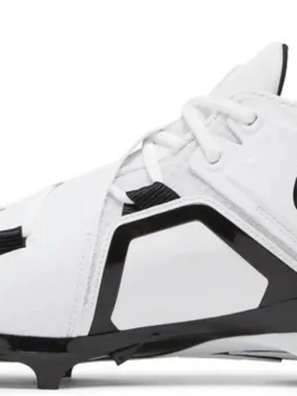Nike Men’s White Soccer/Football Cleats with Black Swoosh Size 14